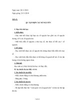 Giáo án Số học 6 - Tiết 41, Bài 2: Tập hợp các số nguyên - Năm học 2010-2011