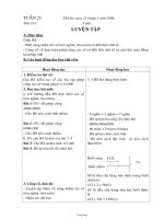 Giáo án môn Toán lớp 3 - Tuần 21 đến tuần 24