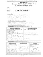 Giáo án môn Đại số 7 - Trường THCS Tiên Dương