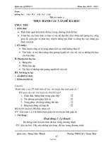 Giáo án Giáo dục công dân 7 tiết 16: Thực hành các vấn đề đã học