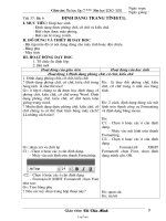 Giáo án Tin học lớp 7 kì II