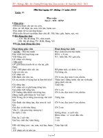 Giáo án Lớp 1 - Tuần 11 - GV: Lương Thị Na - Trường TH Giáp Sơn