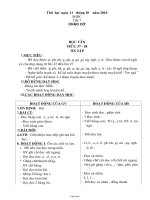 Giáo án Lớp 1 – Tuần 7 - Chuẩn kiến thức kỹ năng