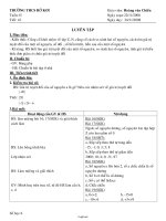 Giáo án Số học lớp 6 - Trường THCS Rờ Kơi - Tuần 15