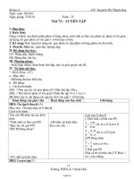 Giáo án môn học Số học lớp 6 - Tuần 25 - Tiết 73 : Luyện tập