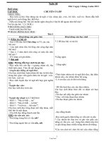 Thiết kế bài dạy lớp 1 - Tuần học 30 năm 2013