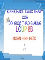 Bài giảng Hình học 8 - Tiết 16: Hình chữ nhật