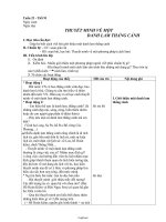 Giáo án Ngữ văn 8 Tuần 23 - Tiết 91: Thuyềt minh về một danh lam thắng cảnh