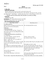 Giáo án môn học lớp 5 - Tuần thứ 1 năm 2011