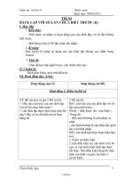 Giáo án Tin học 8 - Tiết 54, Bài 8: Lặp với số lần chưa biết trước (Tiếp theo) - Năm học 2010-2011 - Trịnh Kiều Nga