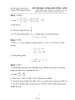 Giáo án Vật lí Lớp 8 - Tiết 28: Kiểm tra 45p - Năm học 2011-2012 - Phan Quang Hiệp