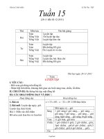 Thiết kế bài dạy lớp 1 - Tuần 28 - Trần Thị Hải Yến