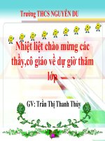 Giáo án lớp 6 môn Lí - Tiết 28: Cường độ dòng điện
