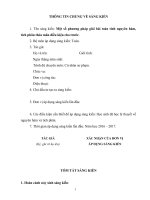 Sáng kiến kinh nghiệm Một số phương pháp giải bài toán tính nguyên hàm, tích phân thỏa mãn điều kiện cho trước.