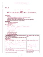 Giáo án Toán Lớp 3 - Tuần 19 - Năm học 2004-2005 - Trường Tiểu học Hanh Thông