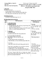 Giáo án Tự nhiên và xã hội Lớp 3 - Tuần 31 - Năm học 2006-2007 - Trần Thị Thanh Hà
