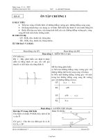 Bài giảng môn học Hình học lớp 7 - Tiết 15 - Ôn tập chương I (tiết 1)