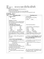 Giáo án Môn: Toán 4 - Tiết 15: Viết số tự nhiên trong hệ thập phân