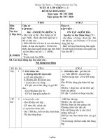 Giáo án Ghép Lớp 1 + 3 Tuần 35 - GV: Hoàng Thị Bạch