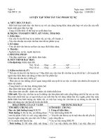 Giáo án Ngữ văn Lớp 9 - Tiết 20: Luyện tập tóm tắt tác phẩm tự sự - Năm học 2011-2012