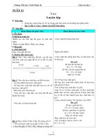 Giáo án Toán 3 tuần 11 - Trường Tiểu học Vĩnh Phước B2