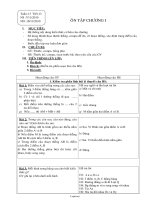 Giáo án môn học Hình học lớp 6 - Tuần 13 - Tiết 13 - Ôn tập chương I