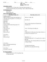 Giáo án Toán lớp 1 - Bài 30: Luyện tập