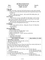 Kế hoạch bài dạy Lớp 3 Tuần 3