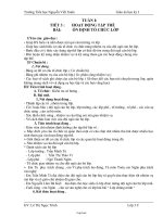 Giáo án Hoạt động tập thể lớp 3 - Trường Tiểu học Nguyễn Viết Xuân