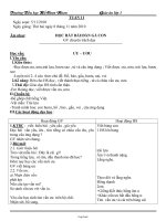 Giáo án Tổng hợp các môn khối 1 - Tuần 11 - Trường Tiểu học Hồ Chơn Nhơn