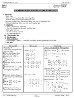 Giáo án môn học Đại số 7 - Tiết 11 đến tiết 22