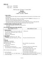 Kế hoạch bài dạy lớp 2 - Tuần dạy 15 năm học 2010