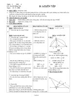 Giáo án Hình học 9 - GV: Tạ Chí Hồng Vân - Tiết 4: Luyện tập