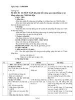 Giáo án môn Toán 12 - Bài: Phép đối xứng qua mặt phẳng và sự bằng nhau của 2 khối đa diện