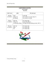 Giáo án Lớp 3 Tuần 8 - Chiều - Trường TH Hùng Vương