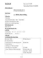 Kế hoạch bài học lớp 1 - Tuần số 18 năm 2008