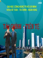 Bài giảng Tài chính tiền tệ: Chương 1 - ThS. Nguyễn Phúc Khoa