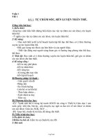 Bài giảng môn học Ngữ văn lớp 7 - Tuần 1 - Tiết 1 - Bài 1: Tự chăm sóc, rèn luyện thân thể