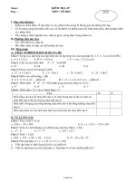 Giáo án Lớp 6 - Môn Đại số - Tiết 18: Kiểm tra 45 phút