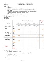 Giáo án môn Hình học lớp 6 - Tiết 14: Kiểm tra chương 1