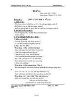 Giáo án Lớp 1 - Tuần 4 - Năm học 2009-2010 - Nguyễn Thị Thanh Mai