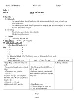 Giáo án Sinh học 7 tiết 4 bài 4: Trùng roi