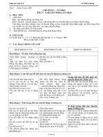 Giáo án Vật lí Lớp 8 - Chương trình cả năm - Năm học 2009-2010 - Lê Thế Cường