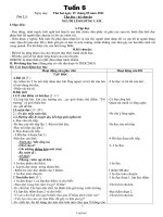 Giáo án tổng hợp Tuần số 5 - Lớp 3 năm học 2011