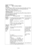 Giáo án Lớp 3 môn Tập làm văn - Tiết 20: Đề bài: Báo cáo hoạt động