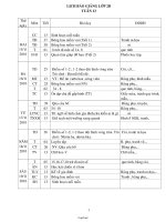 Giáo án các môn học lớp 2 - Tuần thứ 13 (chuẩn)