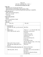 Giáo án Toán lớp 1 - Bài 32: Luyện tập