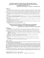 ĐÁNH GIÁ KẾT QUẢ PHẪU THUẬT NỘI SOI MŨI XOANG  TRÊN QUÂN NHÂN TẠI NGŨ BỊ VIÊM MŨI XOANG MẠN TÍNH  TẠI BỆNH VIỆN QUÂN Y 7A