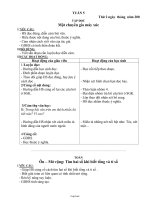 Giáo án Tuần 5 Lớp 5 - Buổi chiều