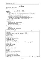 Giáo án Lớp 1 - Tuần 9 - GV: Lê Thị Thu Hoài - Ttrường Tiểu học số 2 Phú Bài